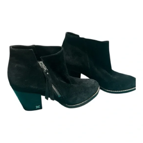 Sam Edelman, Macon, Black Ankle Boots - Picture 2 of 8